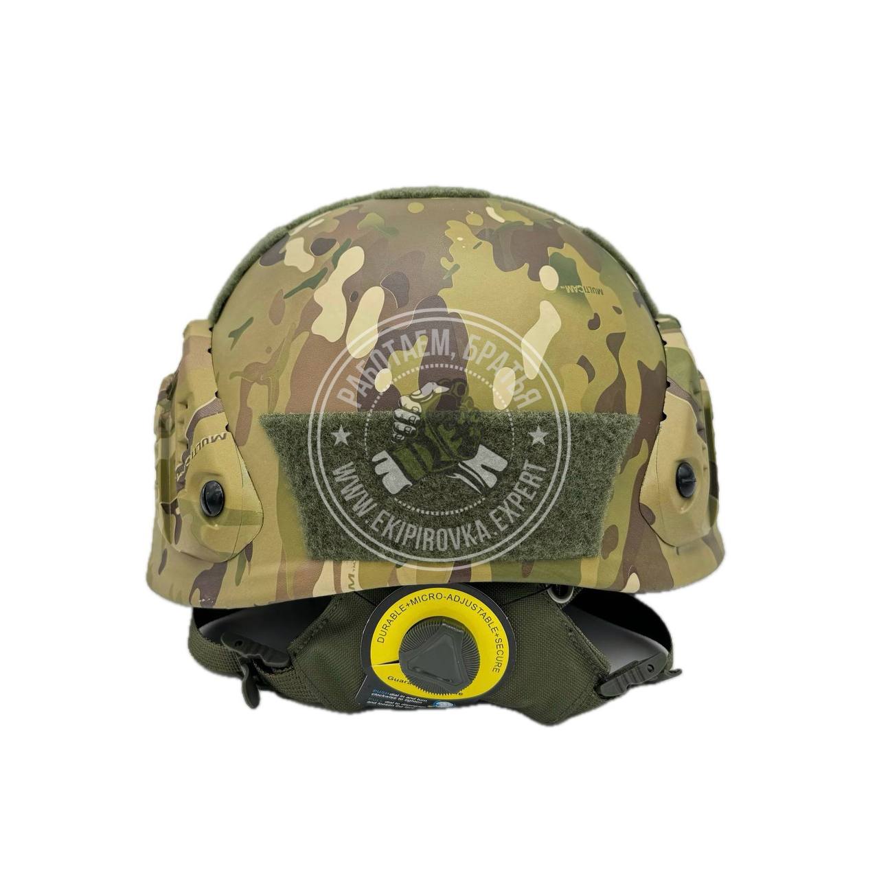 Шлем (с ушами) Ops-Core ACH MICH NIJ IIIA СВМПЭ + арамидное волокно, цвет мультикам , система TEAM WENDY 