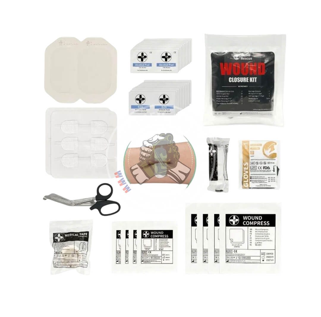 Набор для ухода за ранами Rhino Rescue Wound Closure Kit рино рескью