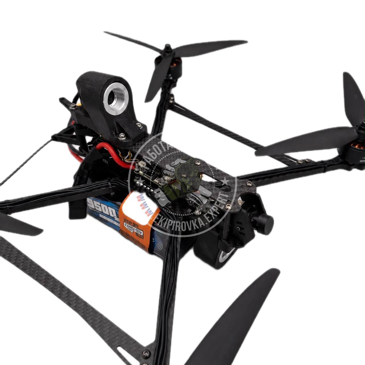 Пусковая установка верхняя дополнительная на сеткомёт ПАУК для FPV-дронов