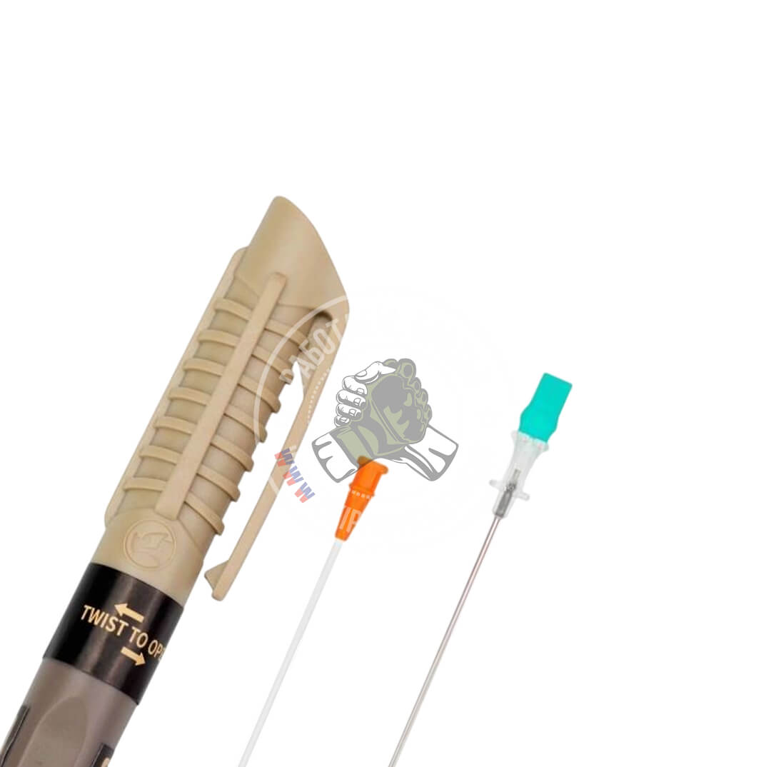 Декомпрессионная игла Rhino Rescue ARS для пневмоторакса рино рескью