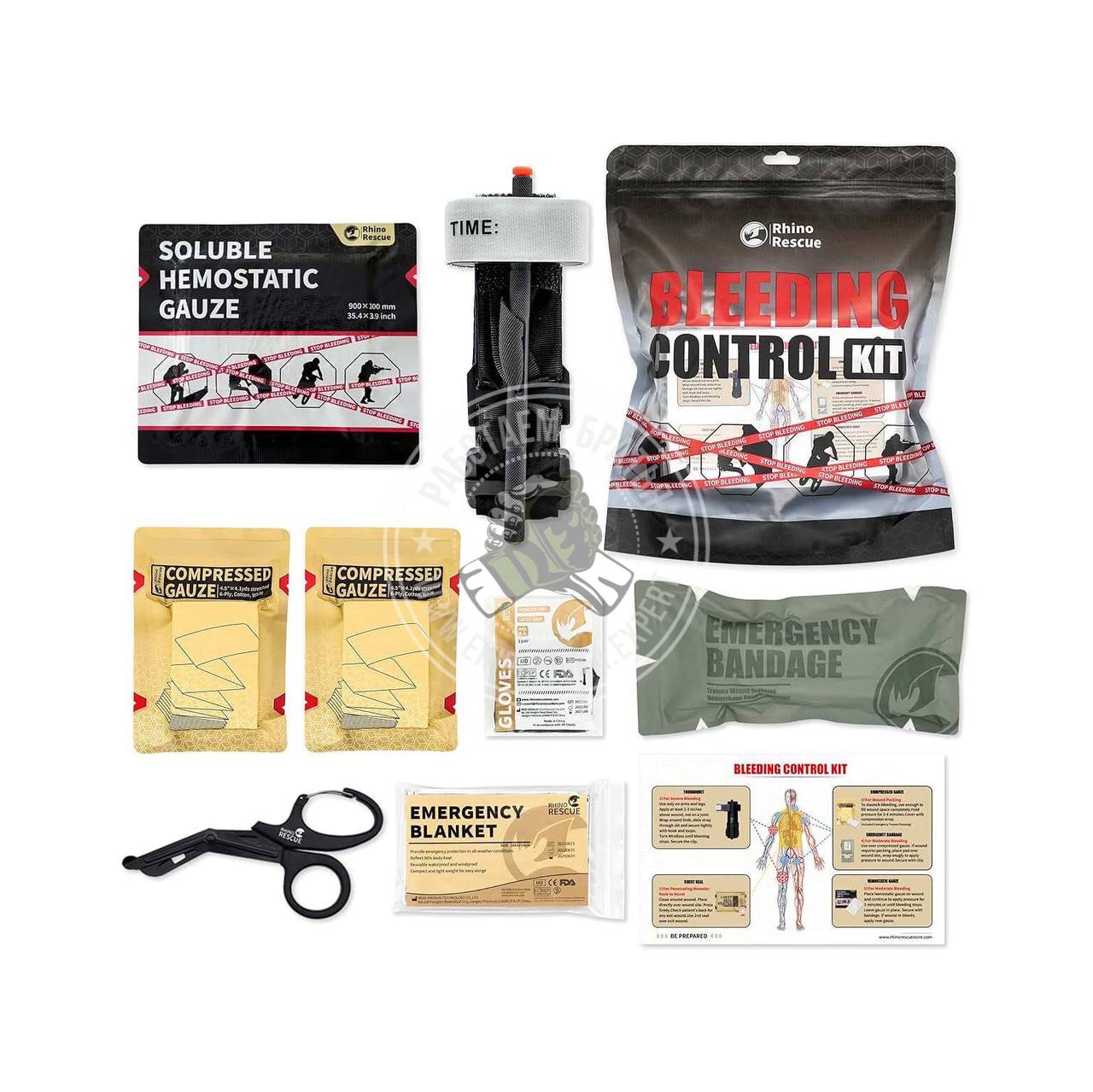 Комплект для остановки кровотечения RHINO RESCUE  «BLEEDING CONTROL KIT»