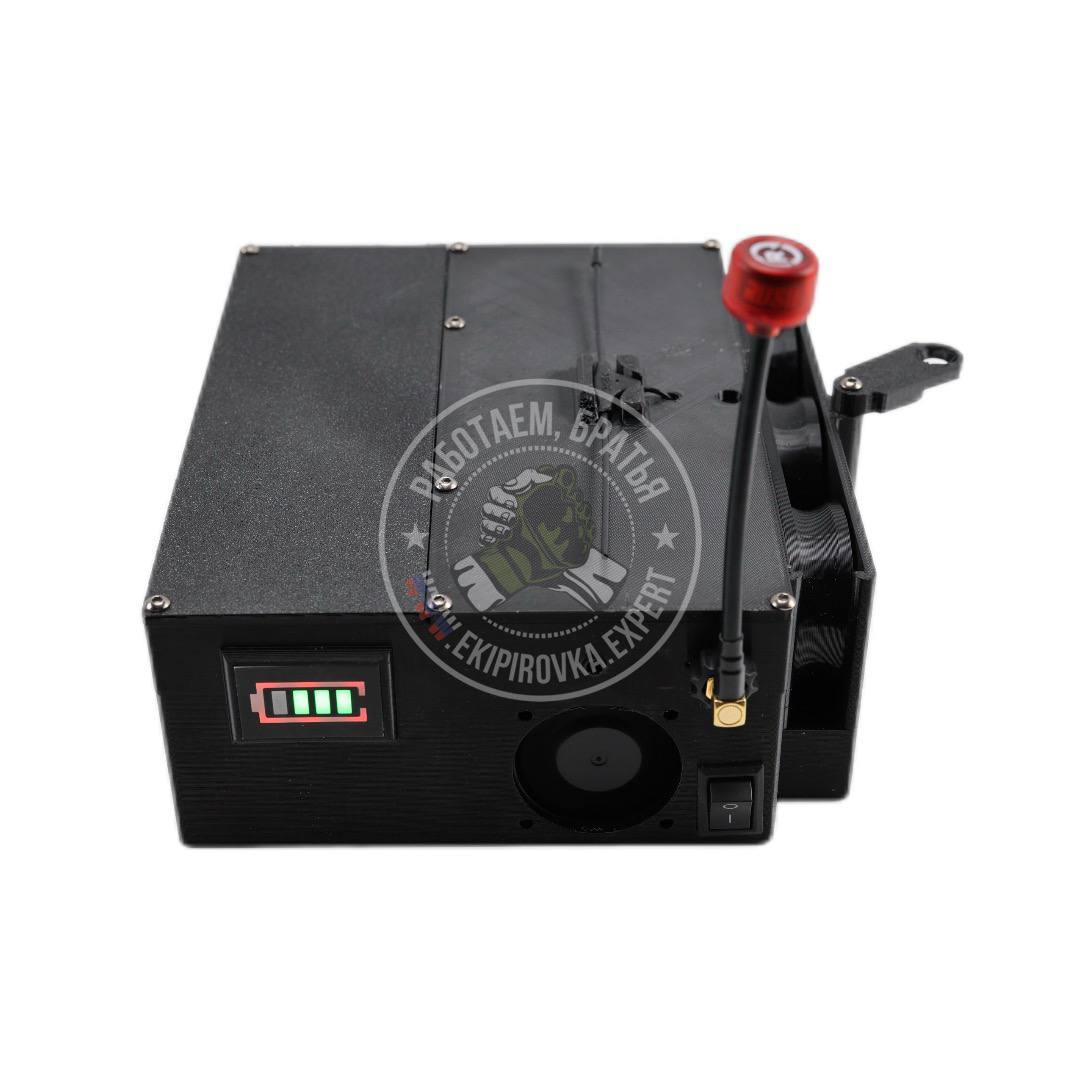 Наземный модуль для оптоволокна к FPV видео 5.8 ГГц или AUX, управление AUX+JR модуль НСУ фвп Производство Россия