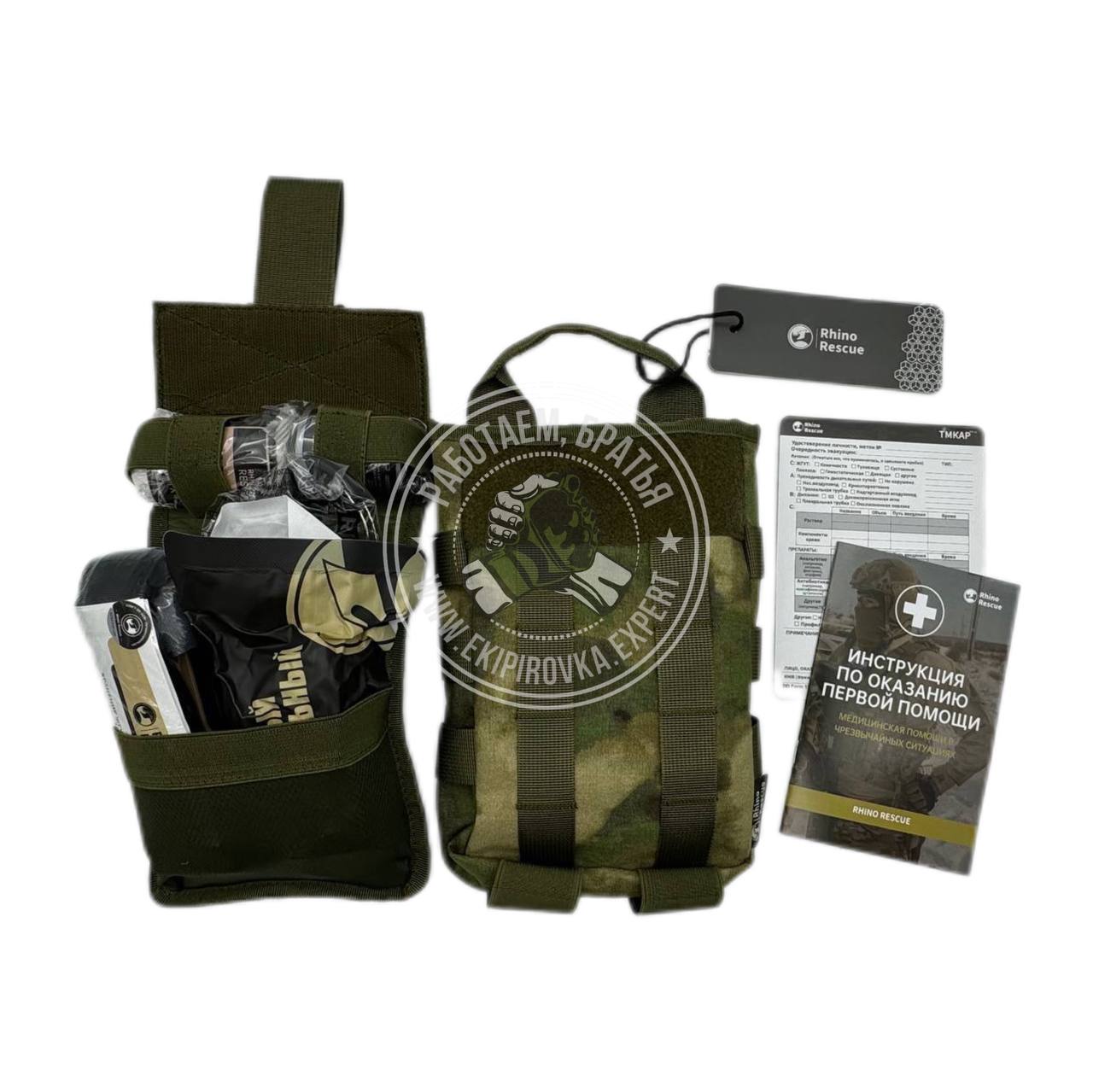 Аптечка RHINO RESCUE  IFAK MEDICAL POUCH FIRST AID KIT 11 в 1 