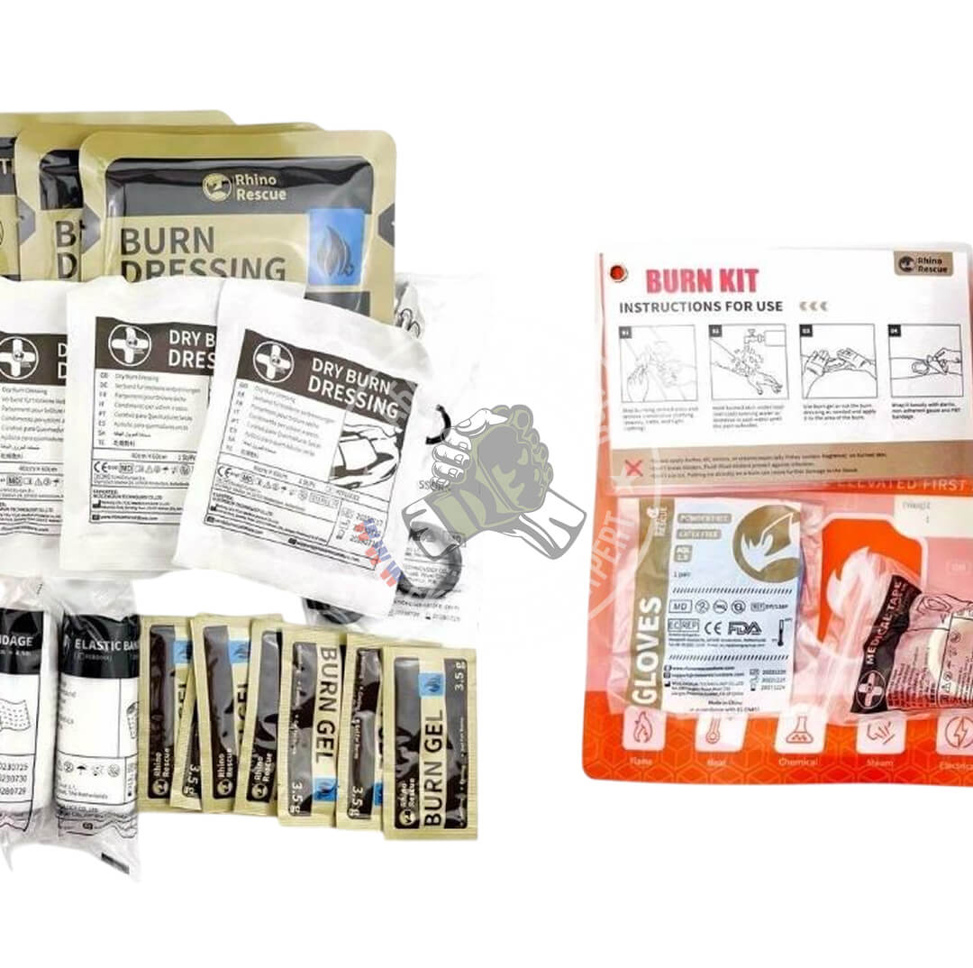 Набор для оказания первой помощи при ожогах Rhino Rescue Burn kit рино рескью