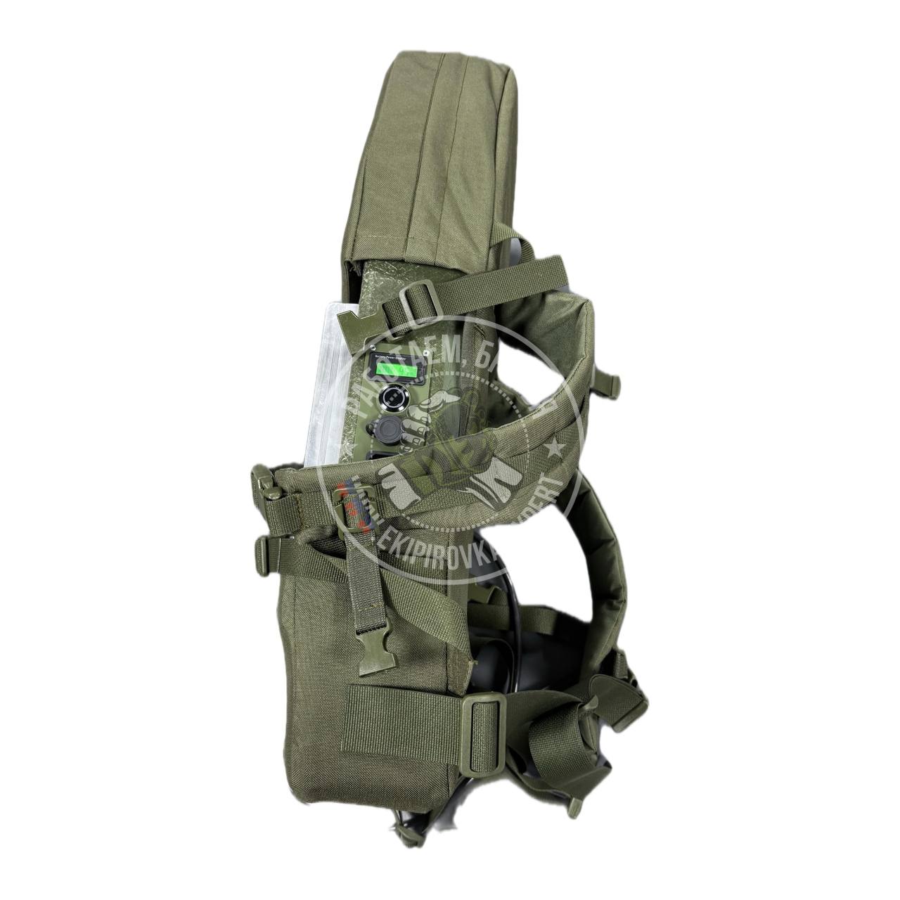 Станция подавления БПЛА ТП 8-100 Рюкзак РЭБ переносной Капюшон НПО Киловатт