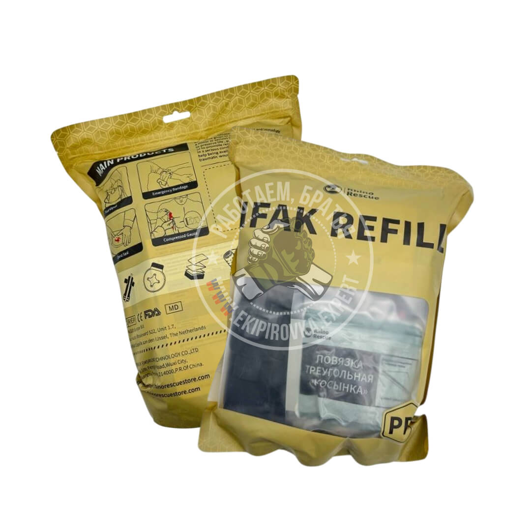 Вложение в аптечку Rhino Rescue ifak refill pro 17 предметов  рино рескью