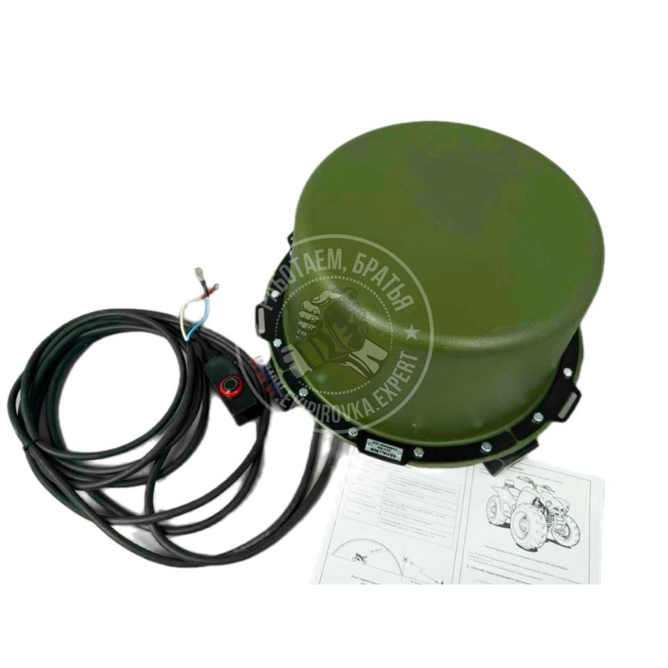 Купольный подавитель дронов ФПВ 7 мото для защиты квадрациклов НПО Киловатт