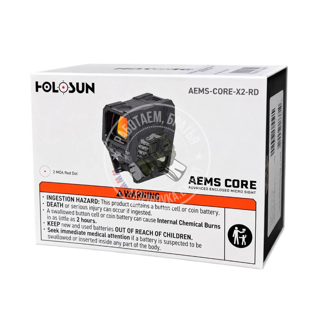 Прицел коллиматорный Holosun AEMS-CORE-X2-RD Холосан