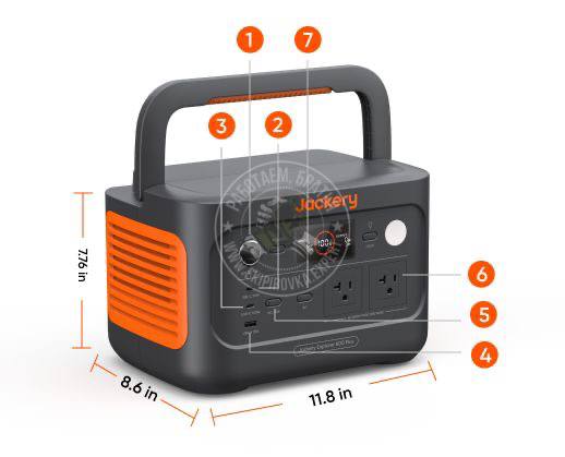 Портативная электростанция Jackery Explorer 600 Plus